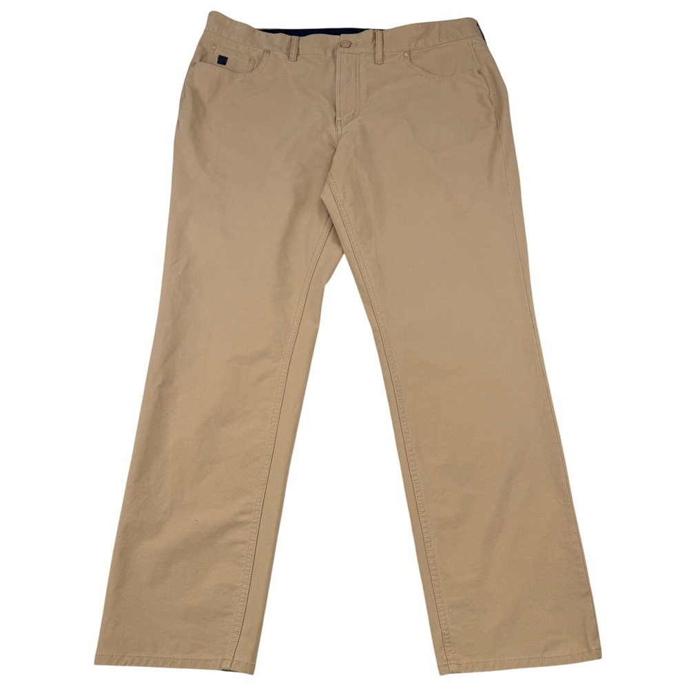 Vineyard Vines On The Go Performance Pants Men 38X32 Stretch 5-Pocket Golf Chino